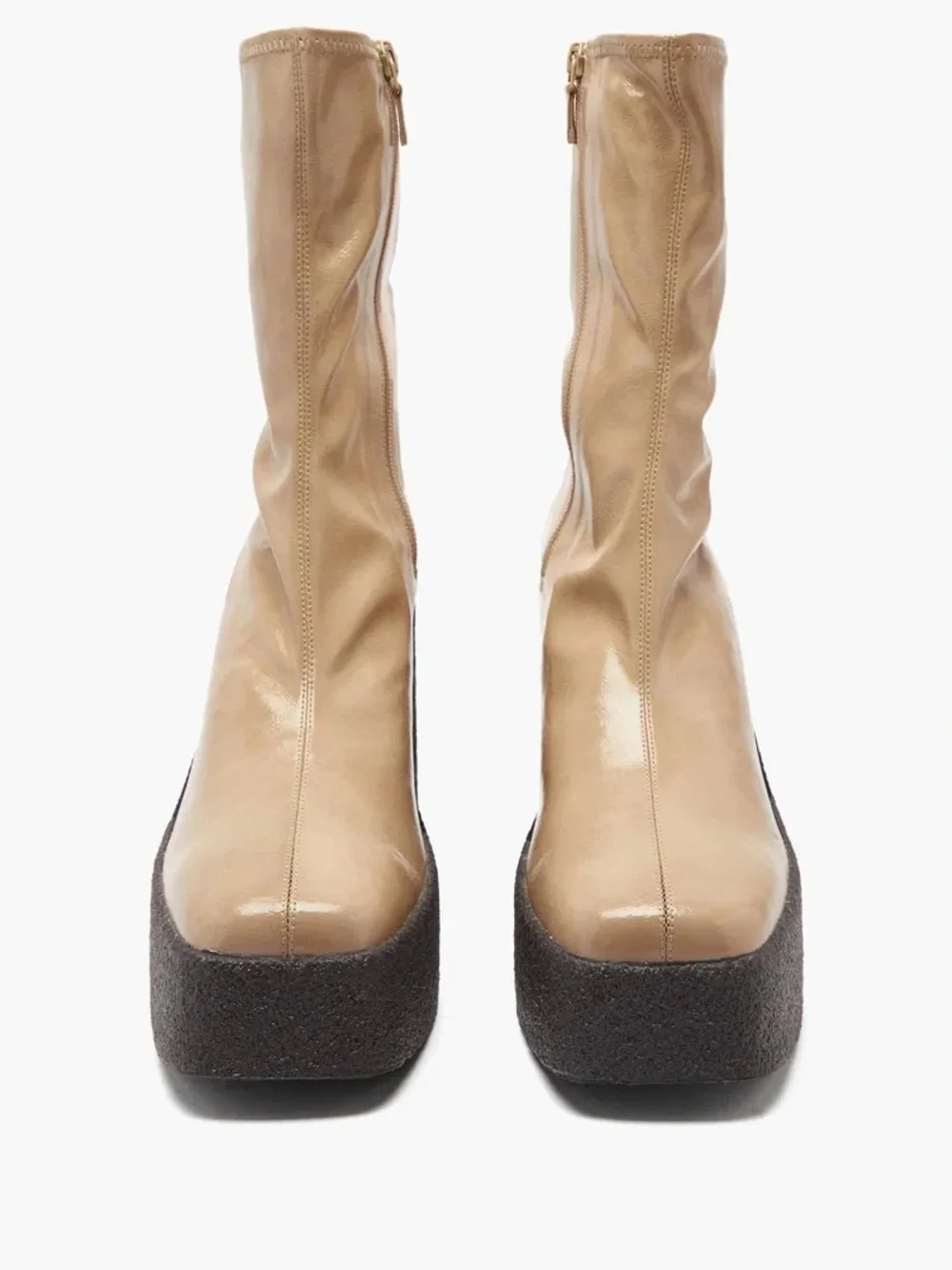 Stella McCartney Faux Leather Platform Boots